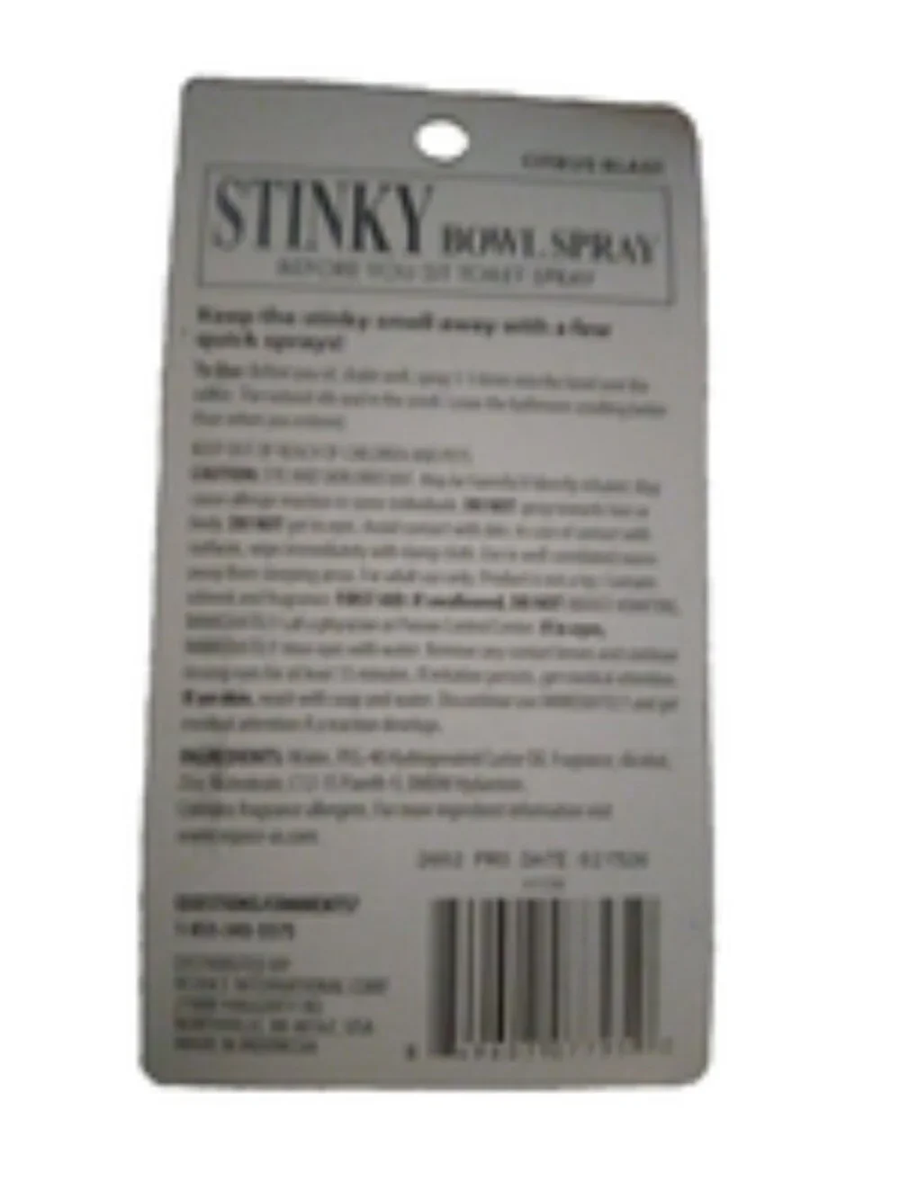 Stinky Bowl Spray 3-Pack Citrus Blast 1 oz Before-You-Go Toilet Deodorizer